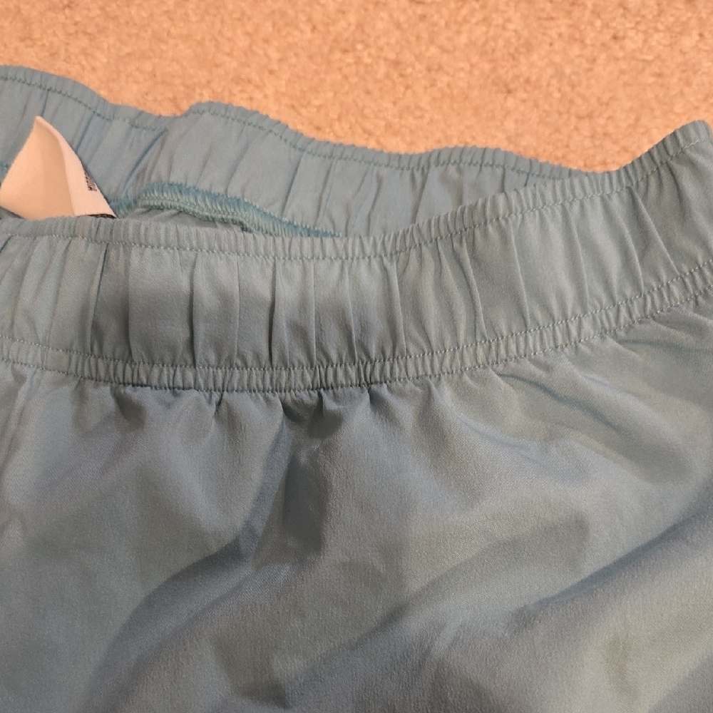 Gymshark Womens Medium Light Blue Athletic Shorts Same Day Shipping - Picture 3 of 5